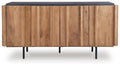 Quintavious Accent Cabinet - Brown/Charcoal