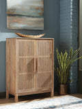 Pellamour Bar Cabinet - Natural Brown