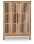 Pellamour Bar Cabinet - Natural Brown