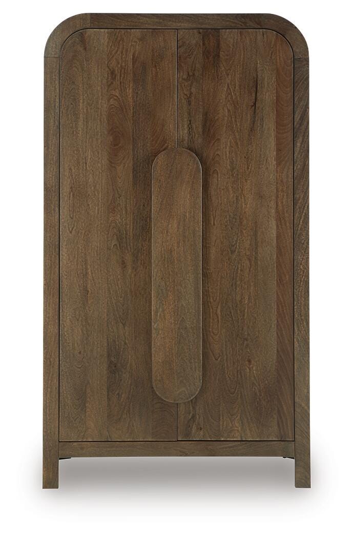 Thoren Accent Cabinet - Medium Brown