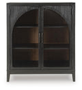 Armenleigh Bar Cabinet - Black/Brown