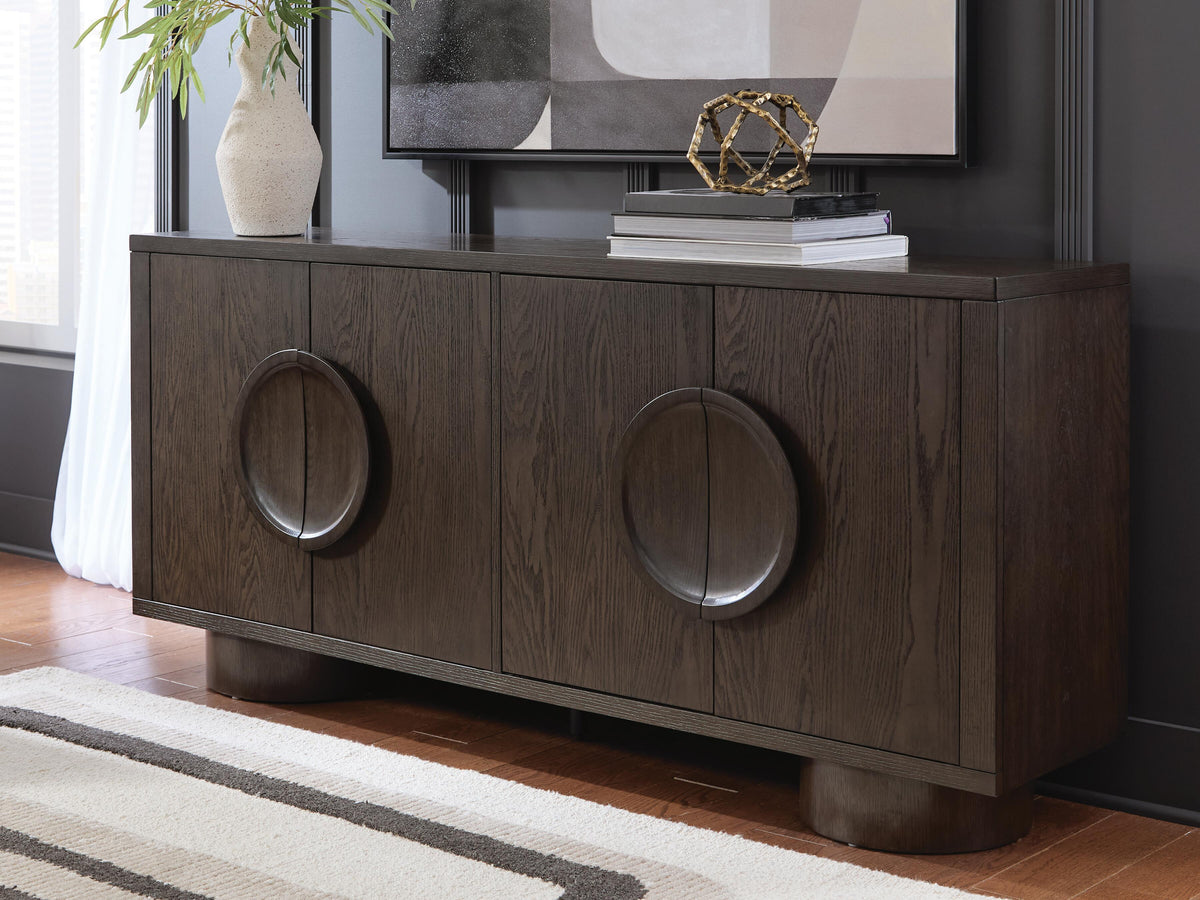 Veeda Accent Cabinet - Dark Brown