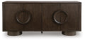 Veeda Accent Cabinet - Dark Brown