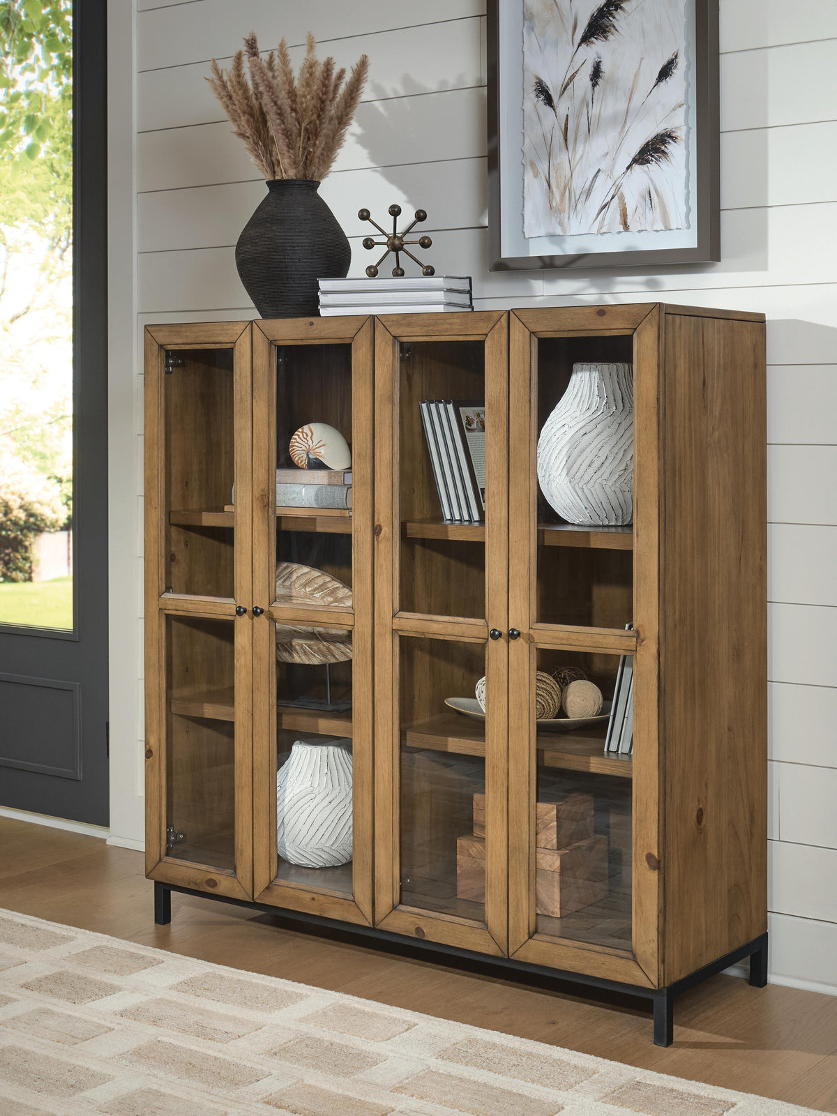 Wrenridge Accent Cabinet - Gray Brown