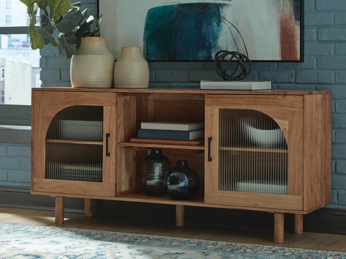 Adway Accent Cabinet - Natural Brown