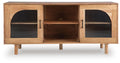 Adway Accent Cabinet - Natural Brown