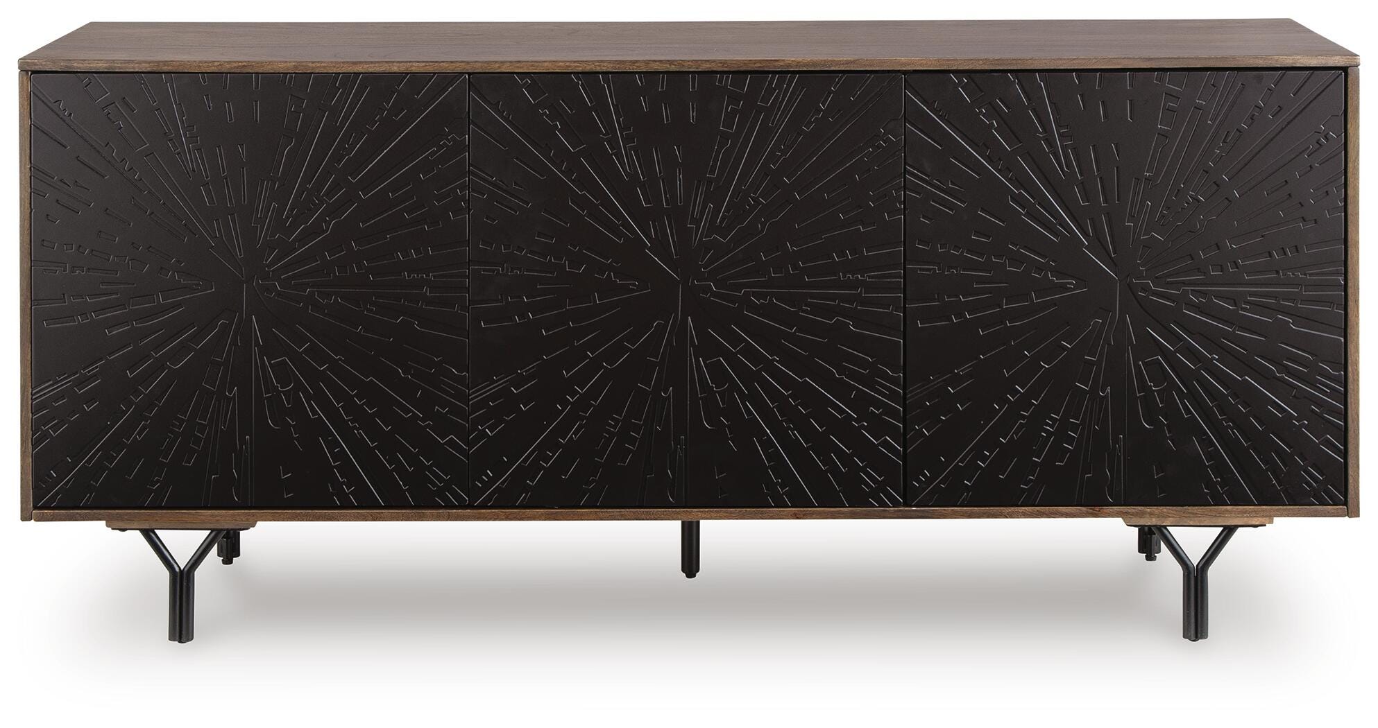 Lavinmont Accent Cabinet - Multi Brown