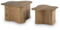 Abeford Accent Cocktail TBL Set (2/CN) - Brown