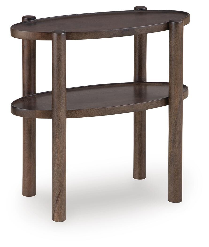 Wiattbury Accent Table - Gray Brown