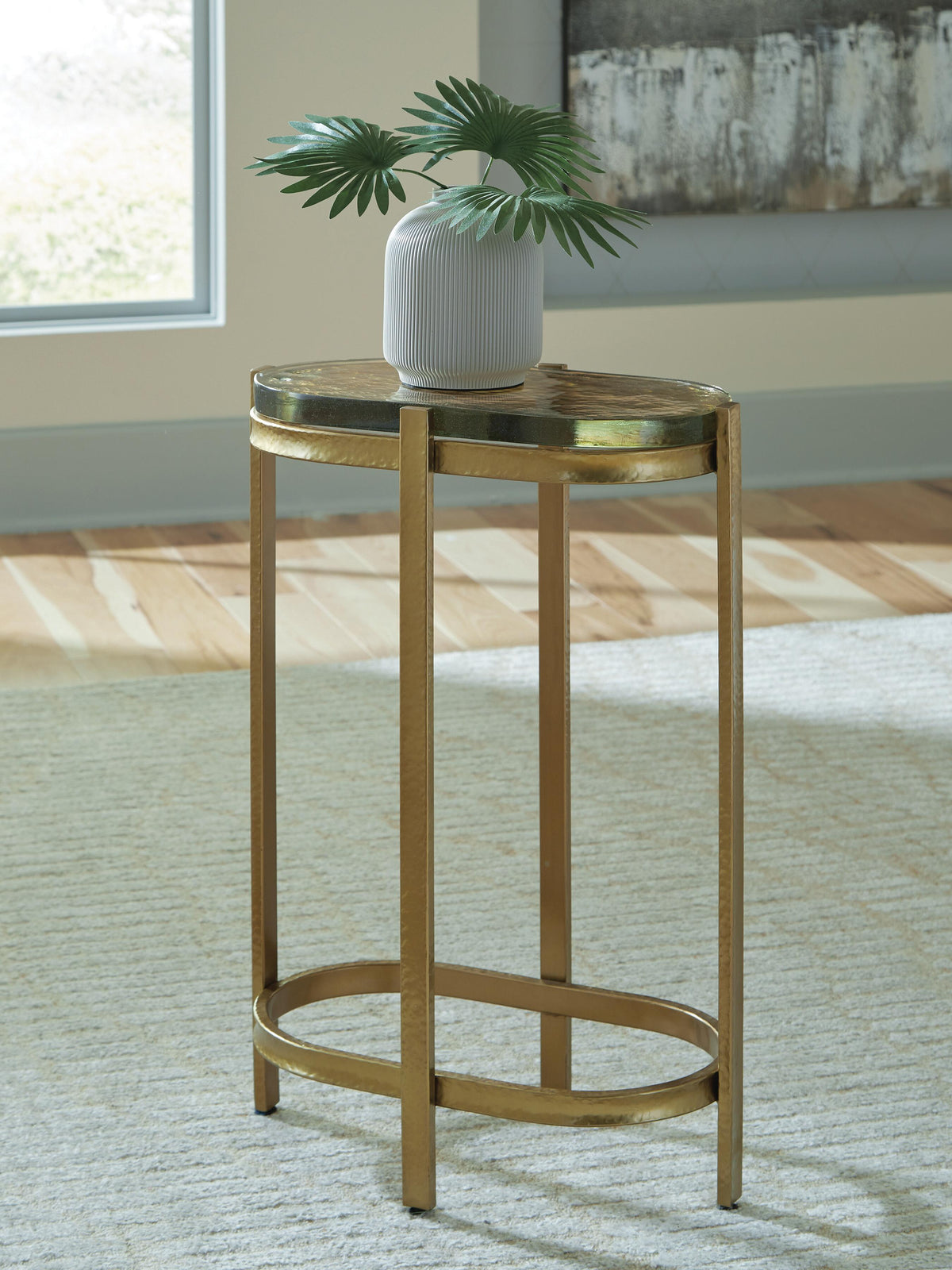 Porterville Accent Table - Gold Finish