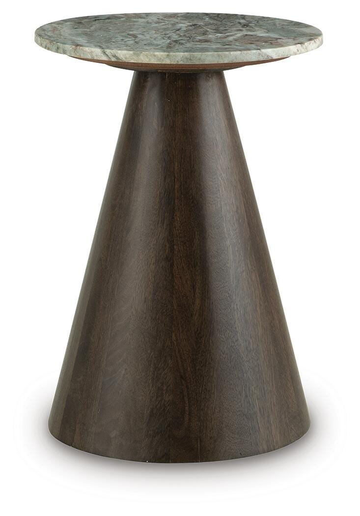 Waltnor Accent Table - Gray/White/Brown