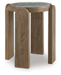 Gavrilley Accent Table - Gray/White/Brown