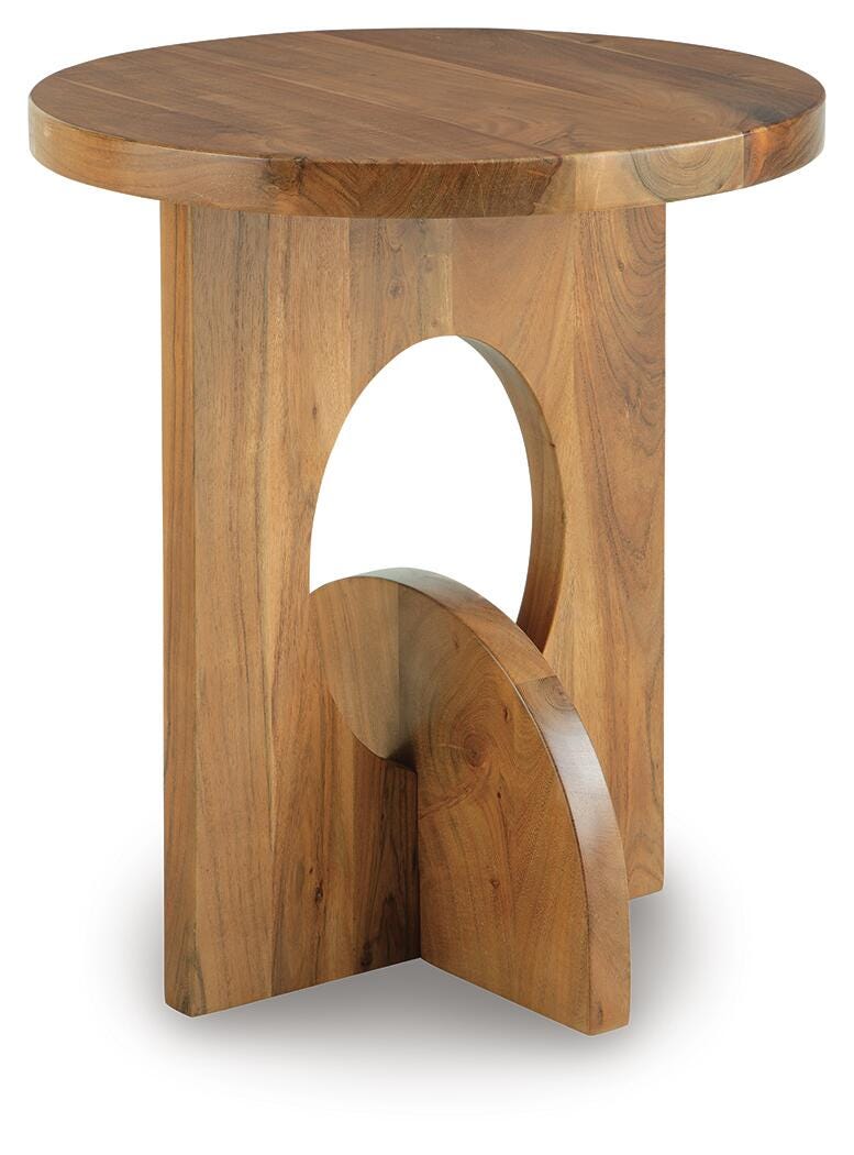 Hollbourne Accent Table - Brown