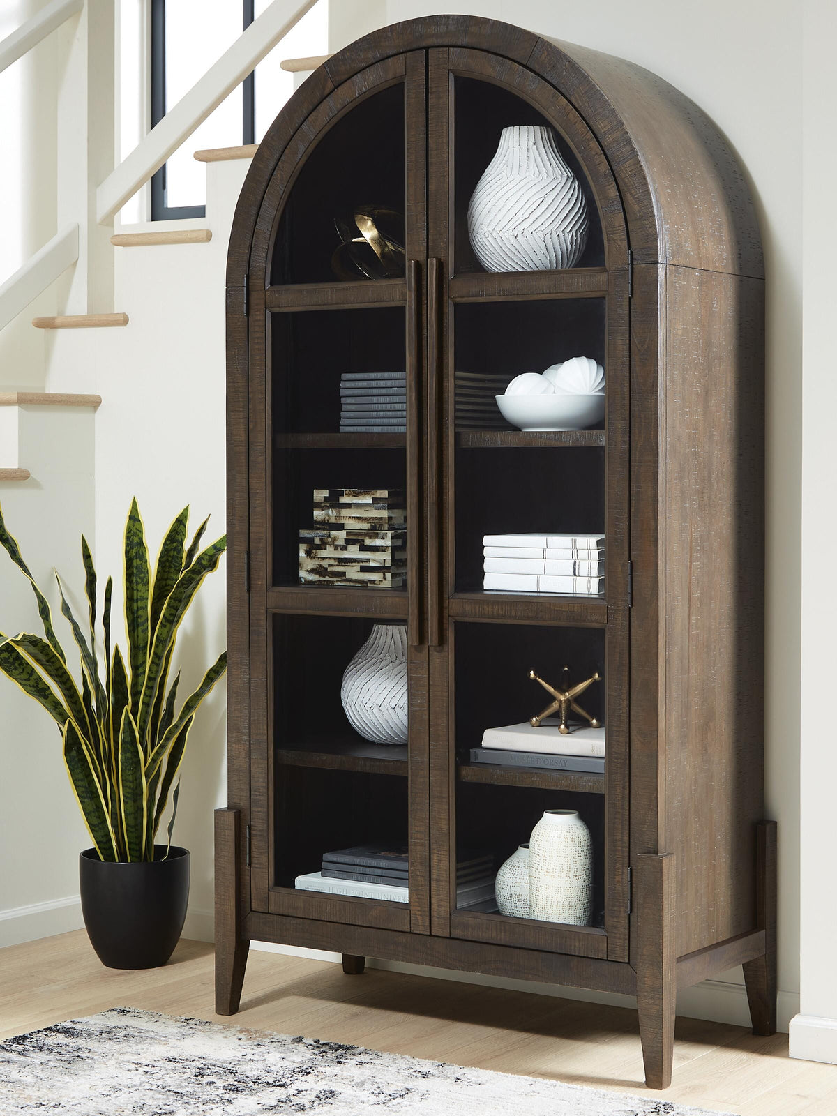 Benhall Accent Cabinet - Dark Brown
