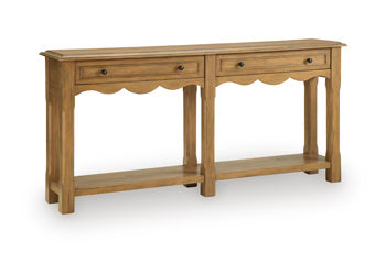 Whitmund Console Sofa Table - Light Brown