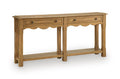 Whitmund Console Sofa Table - Light Brown