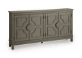 Darlock Accent Cabinet - Warm Gray