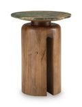 Caplow Accent Table - Brown/Green