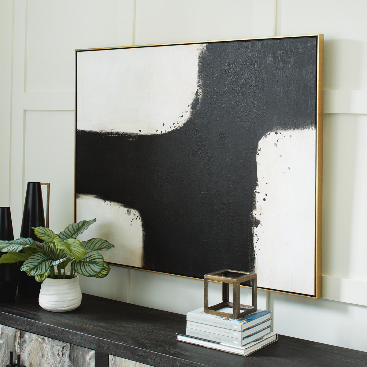 Reighlea Wall Art - Black/White