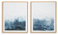 Holport Wall Art Set (2/CN) - Blue/White