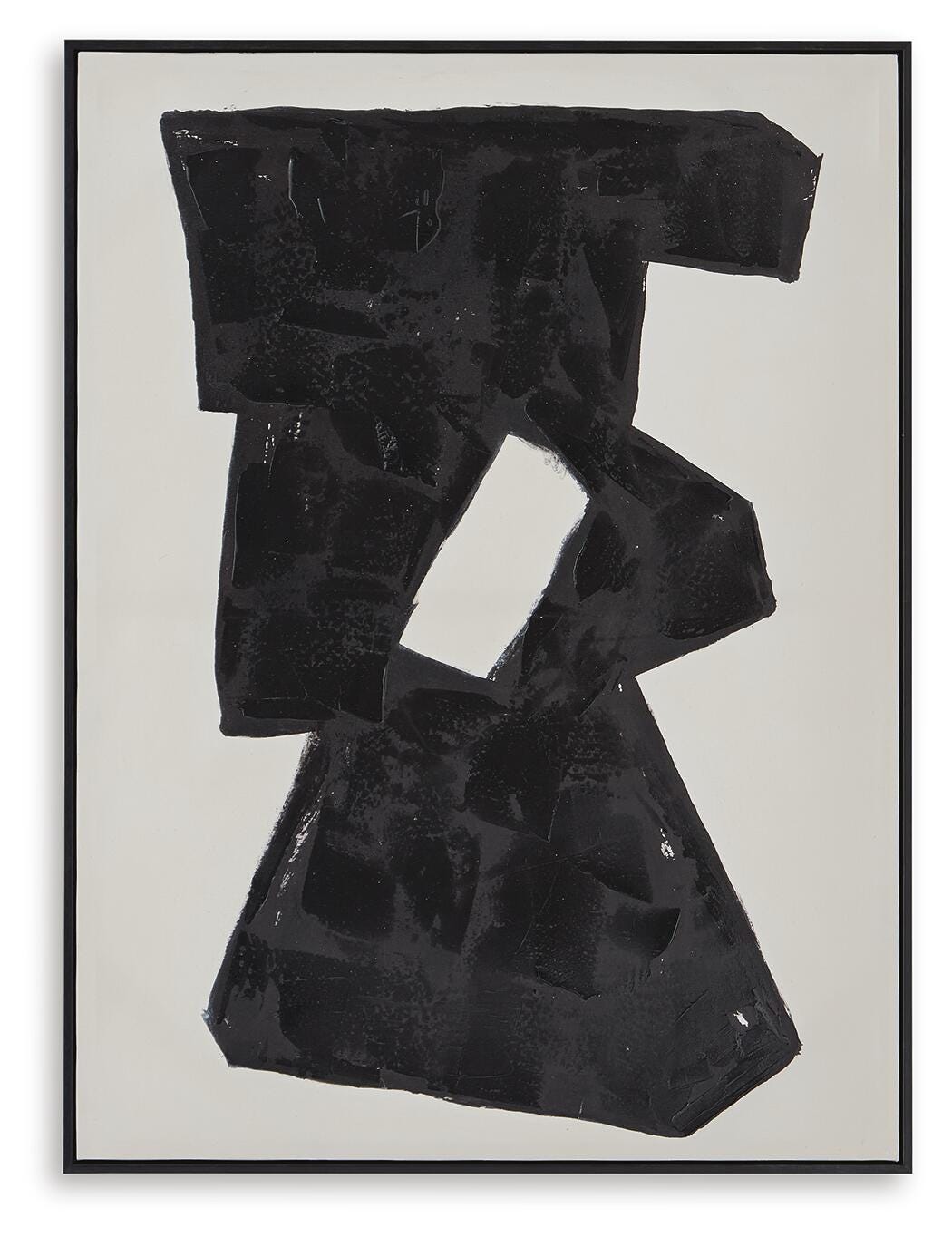 Garviery Wall Art - Black/Cream