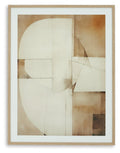 Corlain Wall Art - Brown/Tan/White