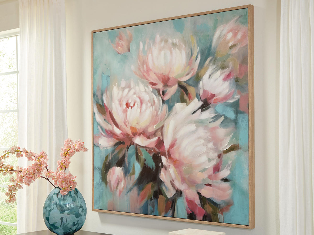 Parryville Wall Art - Aqua/Pink