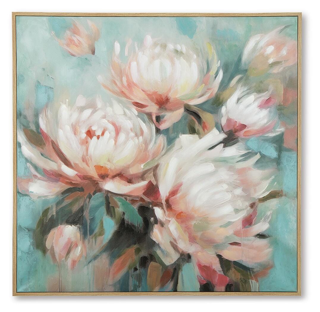 Parryville Wall Art - Aqua/Pink