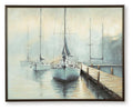 Worthney Wall Art - Blue/White/Brown