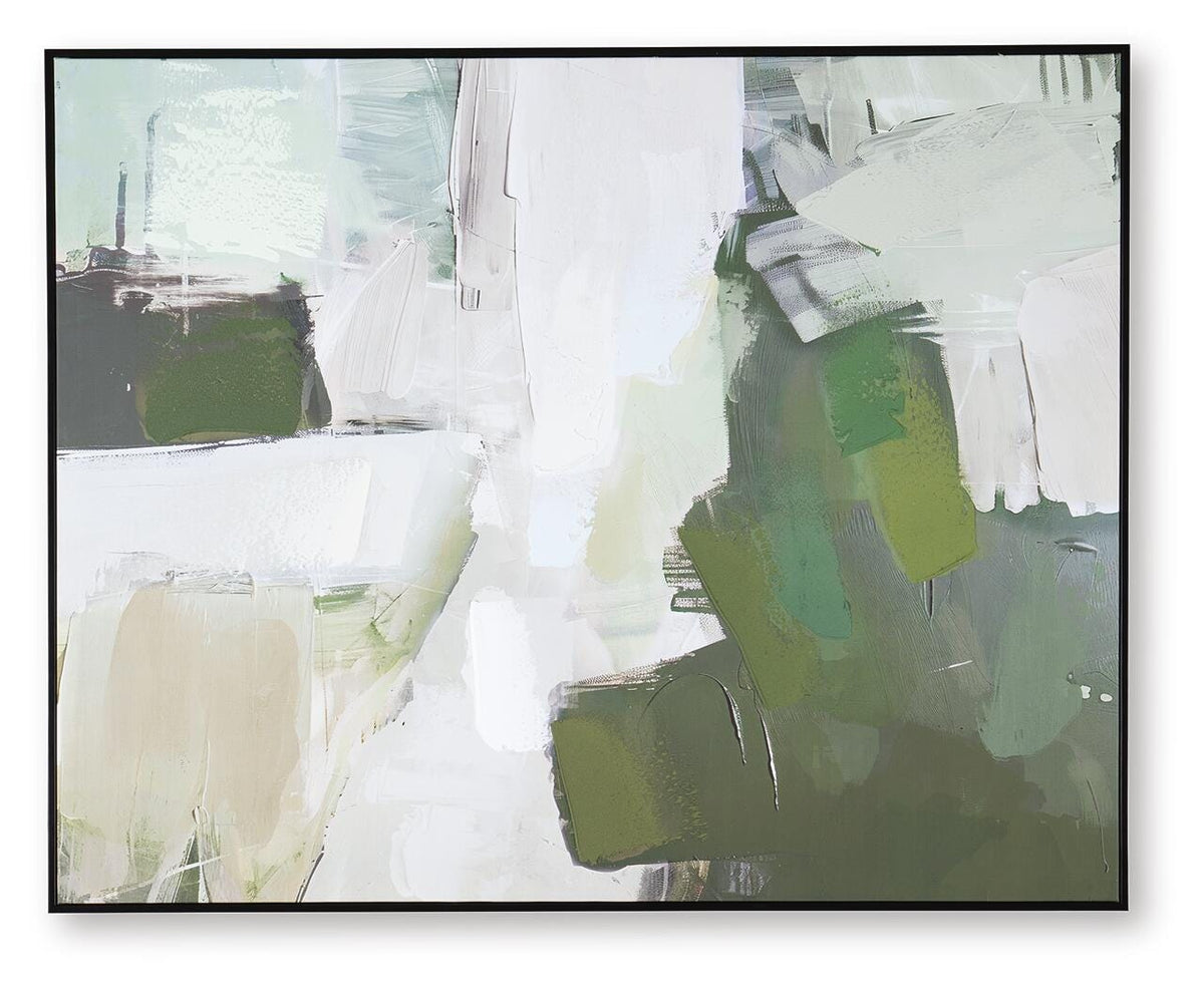 Vinick Wall Art - Green/Gray/White