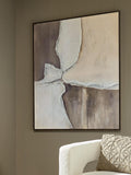 Junward Wall Art - Brown/Tan/White