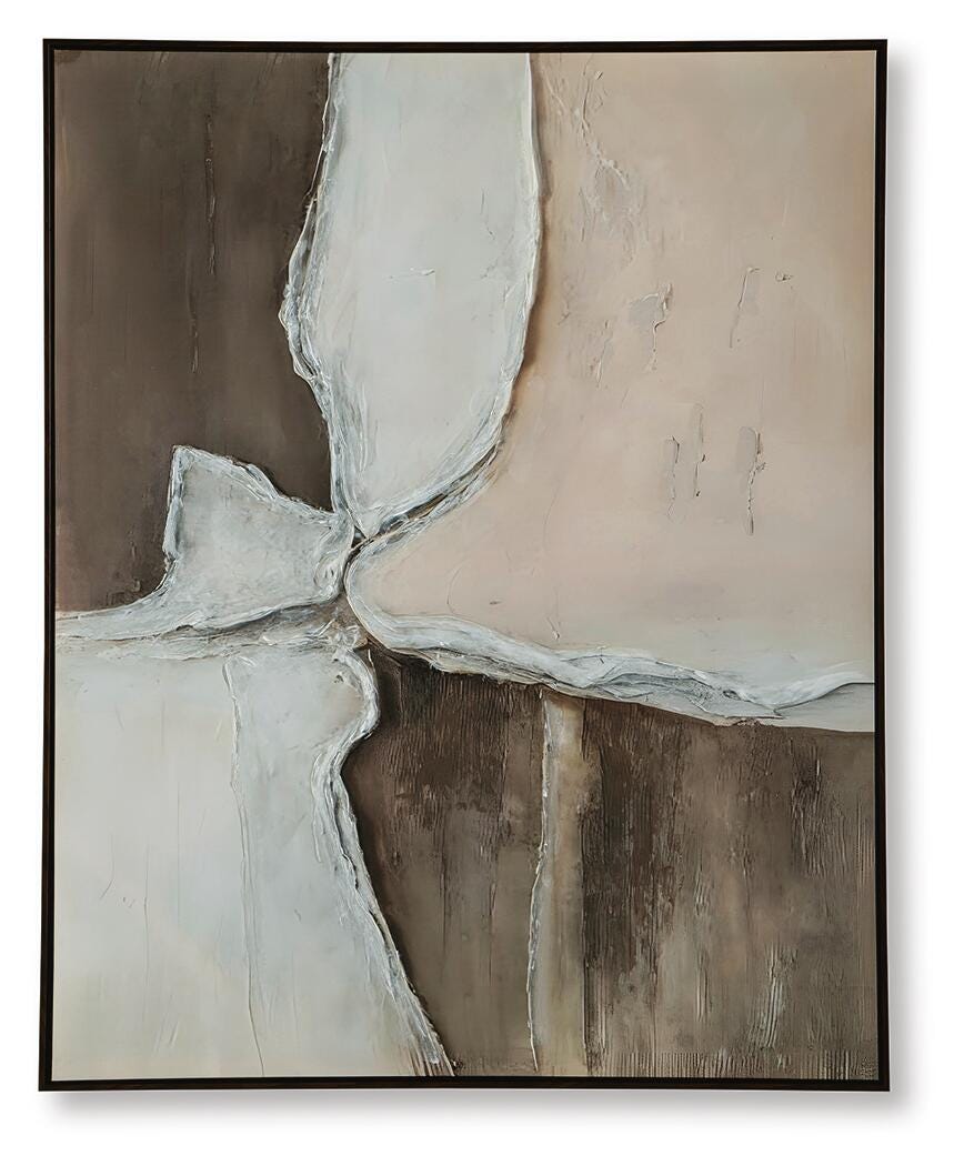 Junward Wall Art - Brown/Tan/White
