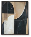 Ewanford Wall Art - Black/Brown/Tan