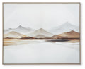 Karalen Wall Art - White/Gray/Brown