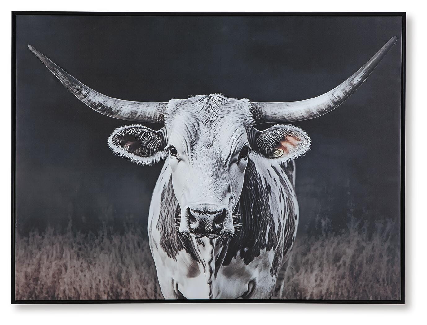 Harlandale Wall Art - Black/White/Brown