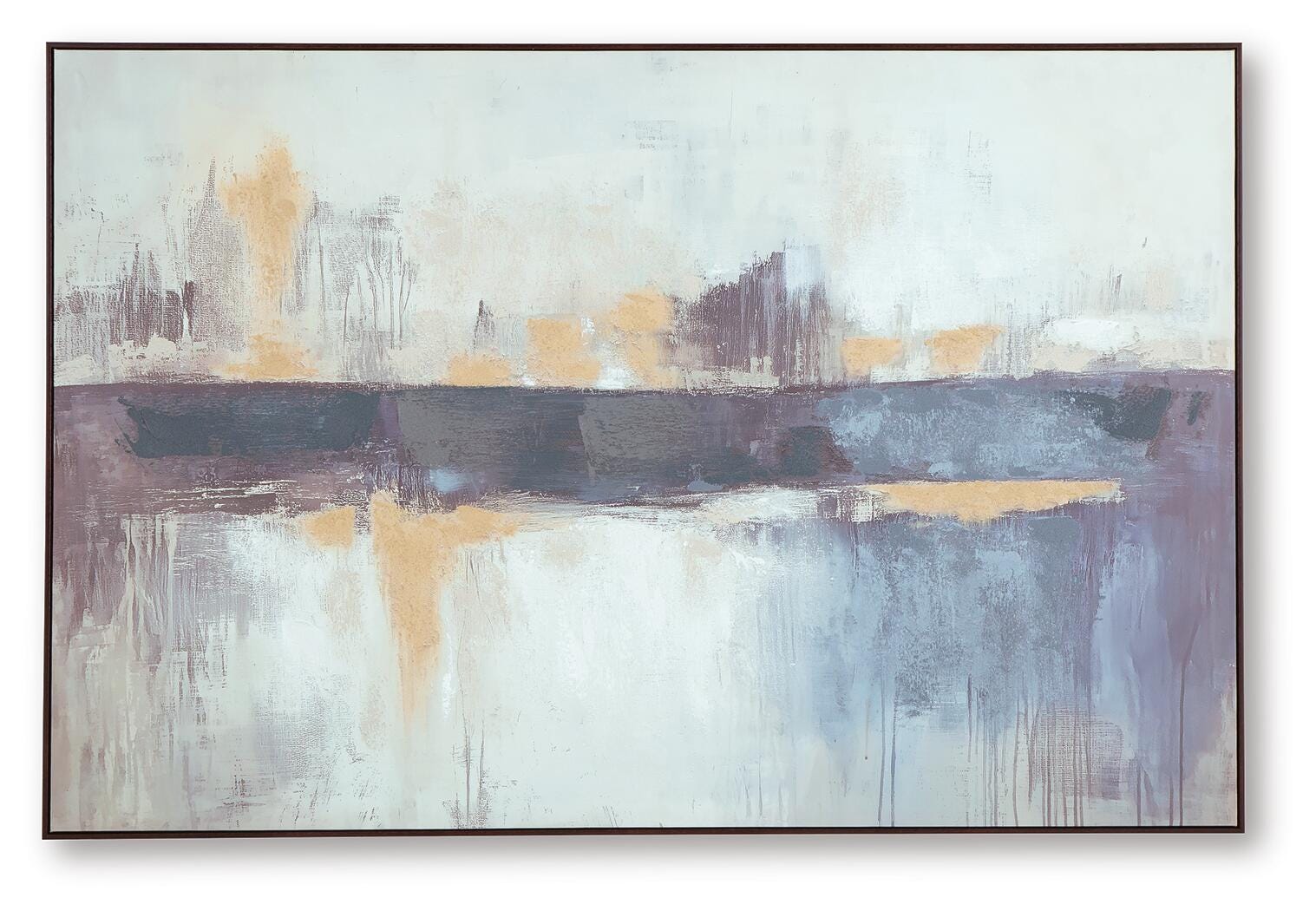 Gatesford Wall Art - Blue/White/Tan