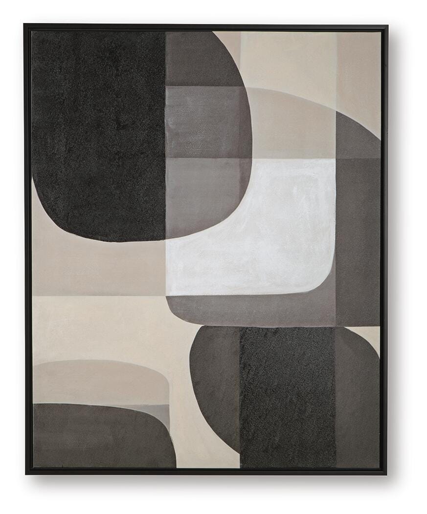 Kesleigh Wall Art - Black/White