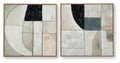 Bexlen Wall Art Set (2/CN) - Tan/Taupe/Black