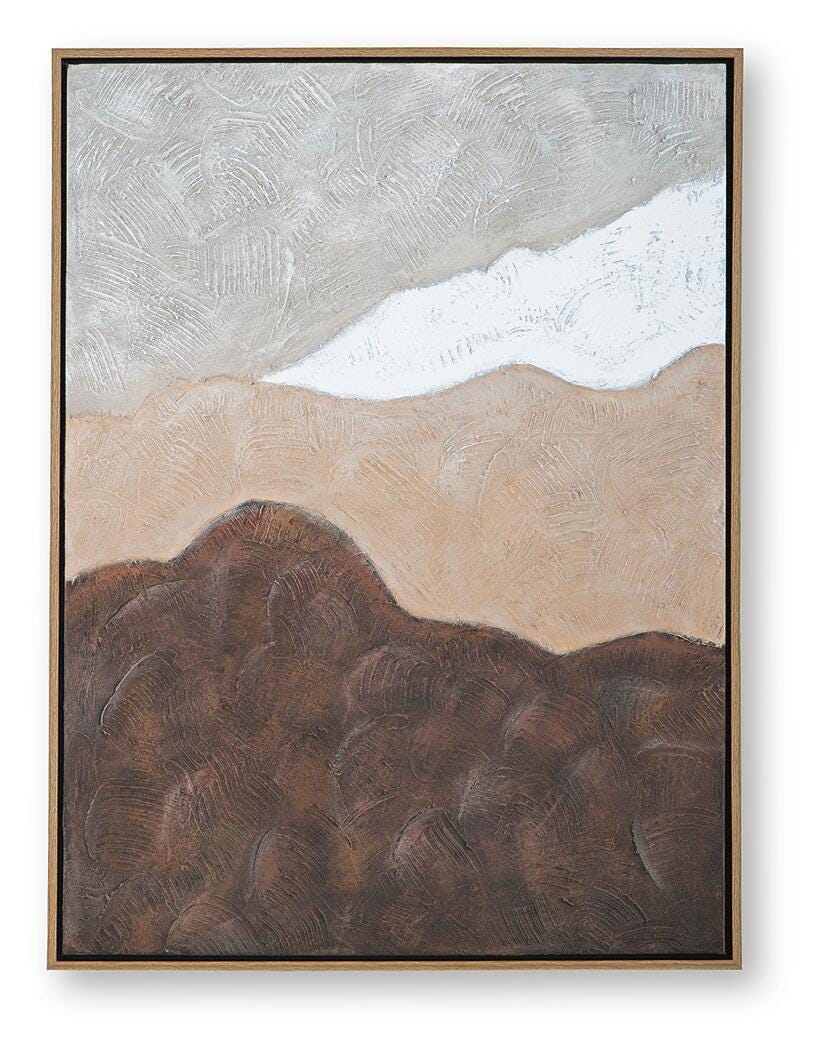 Fanthorne Wall Art - Tan/Brown/White