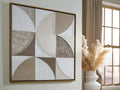 Harelman Wall Art - Tan/Taupe/White