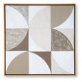 Harelman Wall Art - Tan/Taupe/White