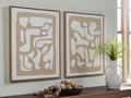 Waldett Wall Art Set (2/CN) - Beige/White