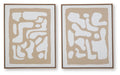 Waldett Wall Art Set (2/CN) - Beige/White
