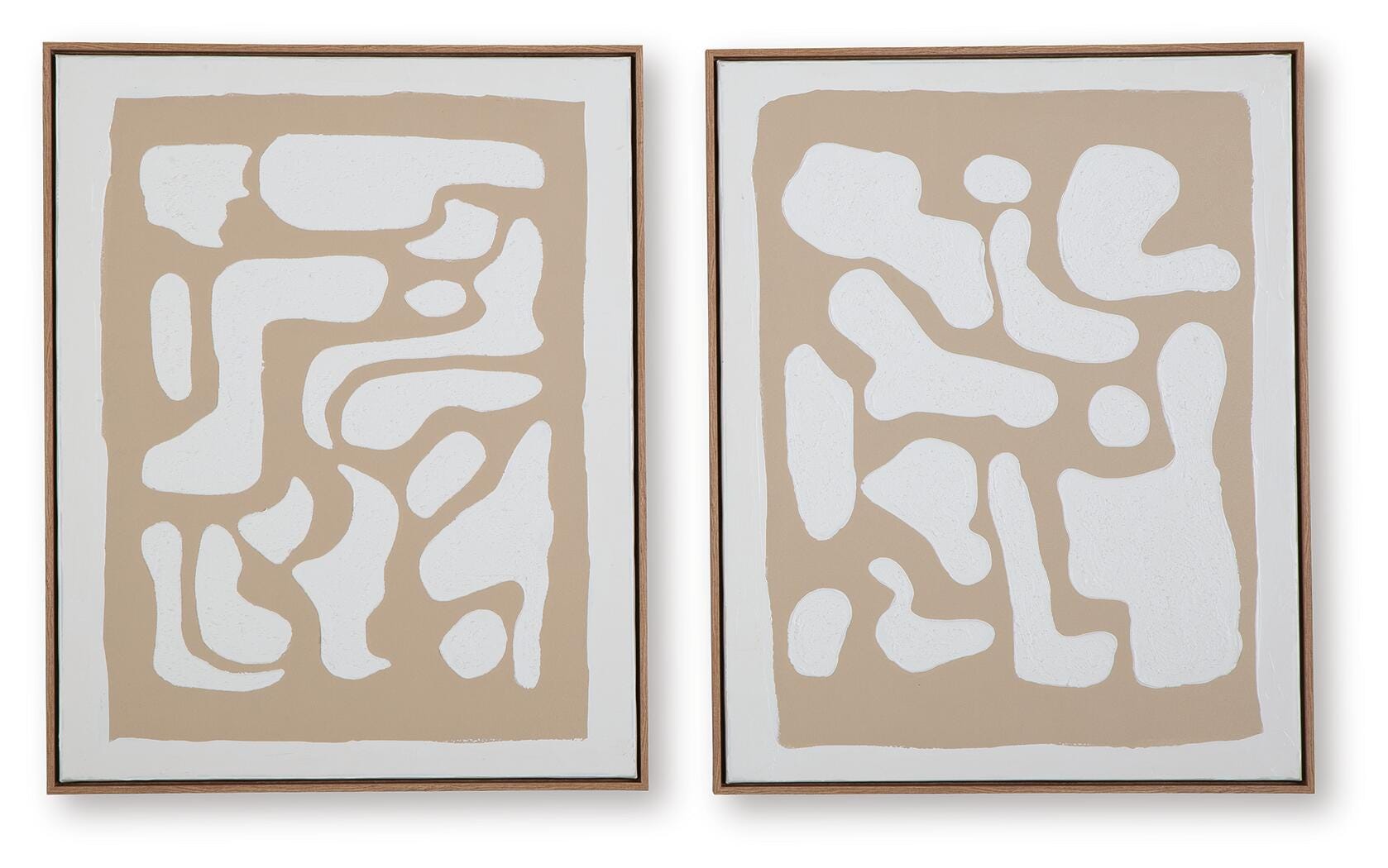 Waldett Wall Art Set (2/CN) - Beige/White