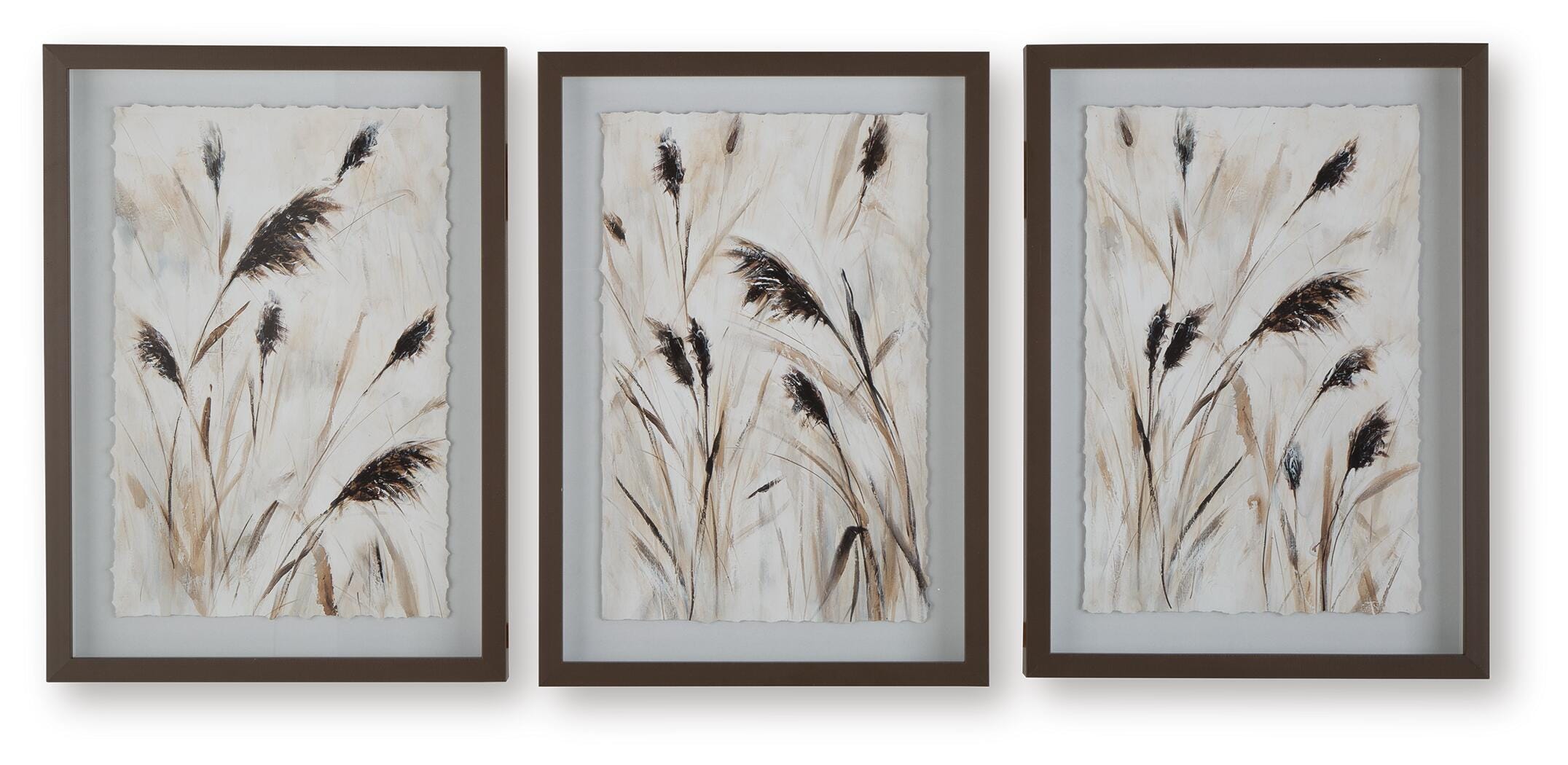 Honslow Wall Art Set (3/CN) - Brown/Black/White