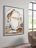 Bradlow Wall Art - Brown/White/Black