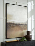 Siaking Wall Art - Brown/Gray/White
