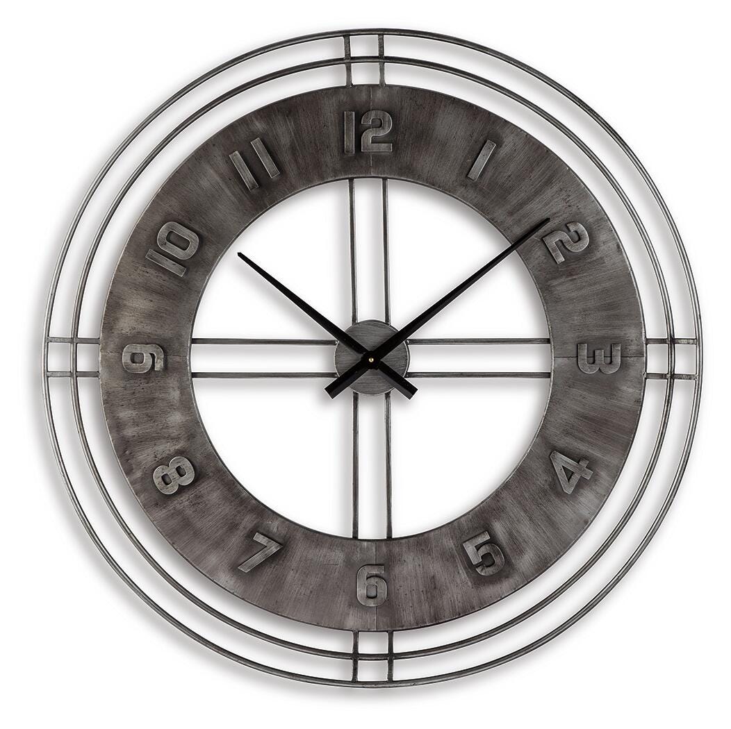 Ana Sofia Wall Clock - Antique Gray