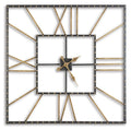 Thames Wall Clock - Black/Gold Finish
