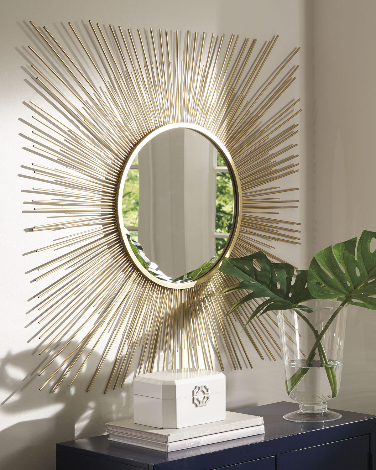 Elspeth Accent Mirror - Gold Finish